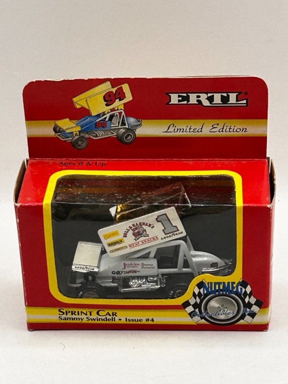 1994 ERTL Nutmeg Collectibles Sammy Swindell #1 Sprint Car 1:64 Limited Edition